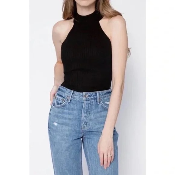 NWT Luxe Halter Sweater - Frame Denim - Largo - Picture 8 of 9